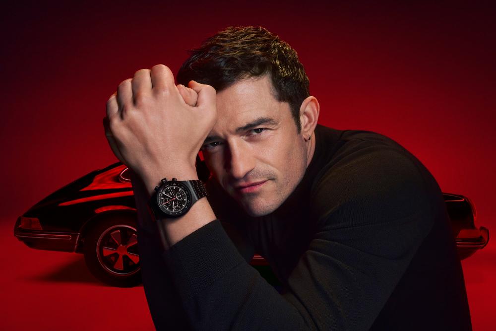 Hollywood Meets the Art of Design and Engineering: Orlando Bloom Presents Porsche Design Timepieces and Eyewear