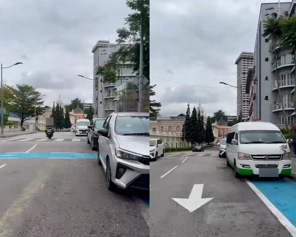 “How are we supposed to cycle safely?” - M’sian calls out cars obstructing bicycle lane in KL “How are we supposed to cycle safely?” - M’sian calls out cars obstructing bicycle lane in KL