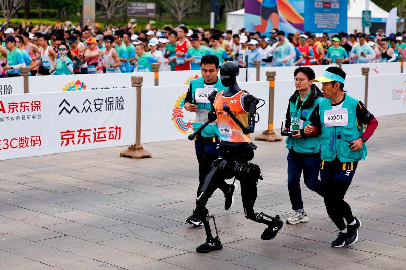 Humanoid robots stride into the future with world's first half-marathon