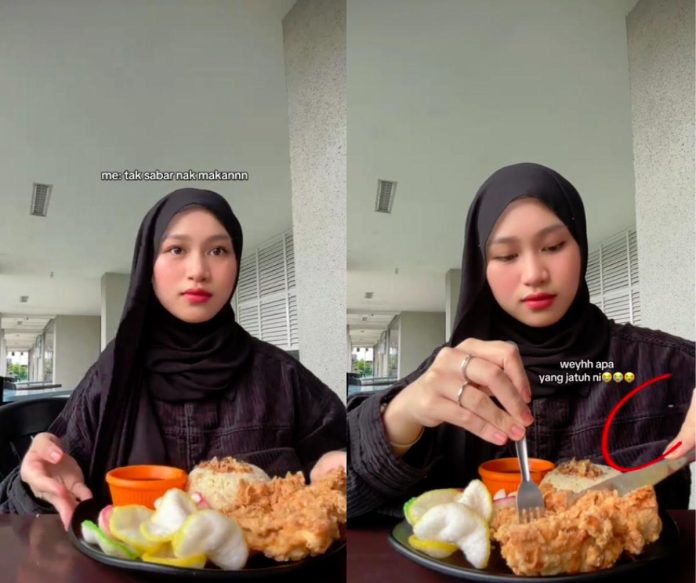 “I lost my appetite” — Cigarette ash falls into woman’s food, netizens furious