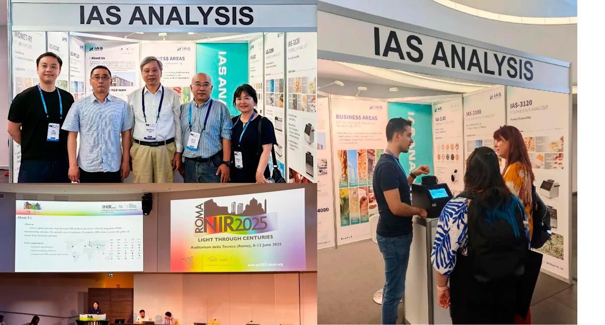 IAS ANALYSIS Unveils Groundbreaking NIR Technology at the 2025 International Near Infrared Spectroscopy Conference in Rome IAS ANALYSIS Unveils Groundbreaking NIR Technology at the 2025 International Near Infrared Spectroscopy Conference in Rome