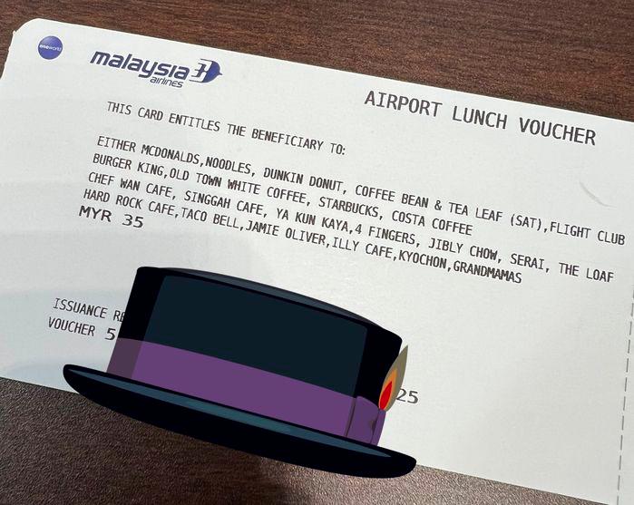 Indonesian singer surprised by RM35 food voucher by Malaysia Airlines after 2-hour flight delay