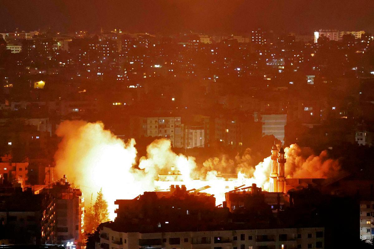 Israel says hits Beirut, targeting Hezbollah drone factories Israel says hits Beirut, targeting Hezbollah drone factories