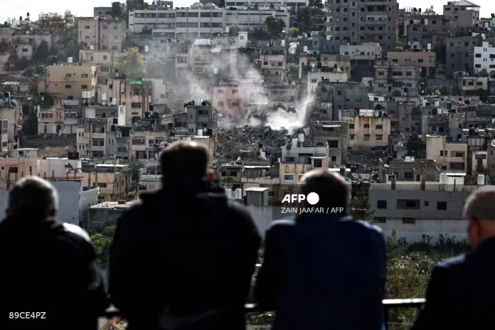 Israeli forces demolish 25 Palestinian homes in West Bank camp