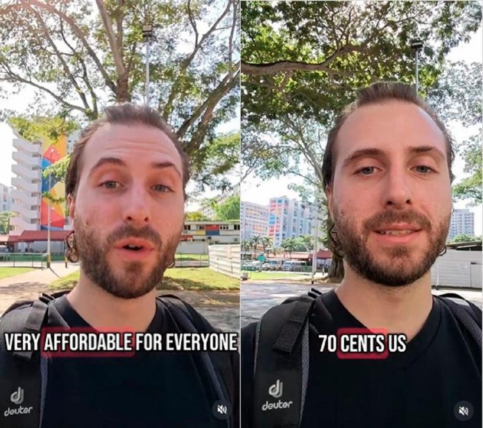 Italian man sparks fury claiming Singapore living is “Super Cheap”