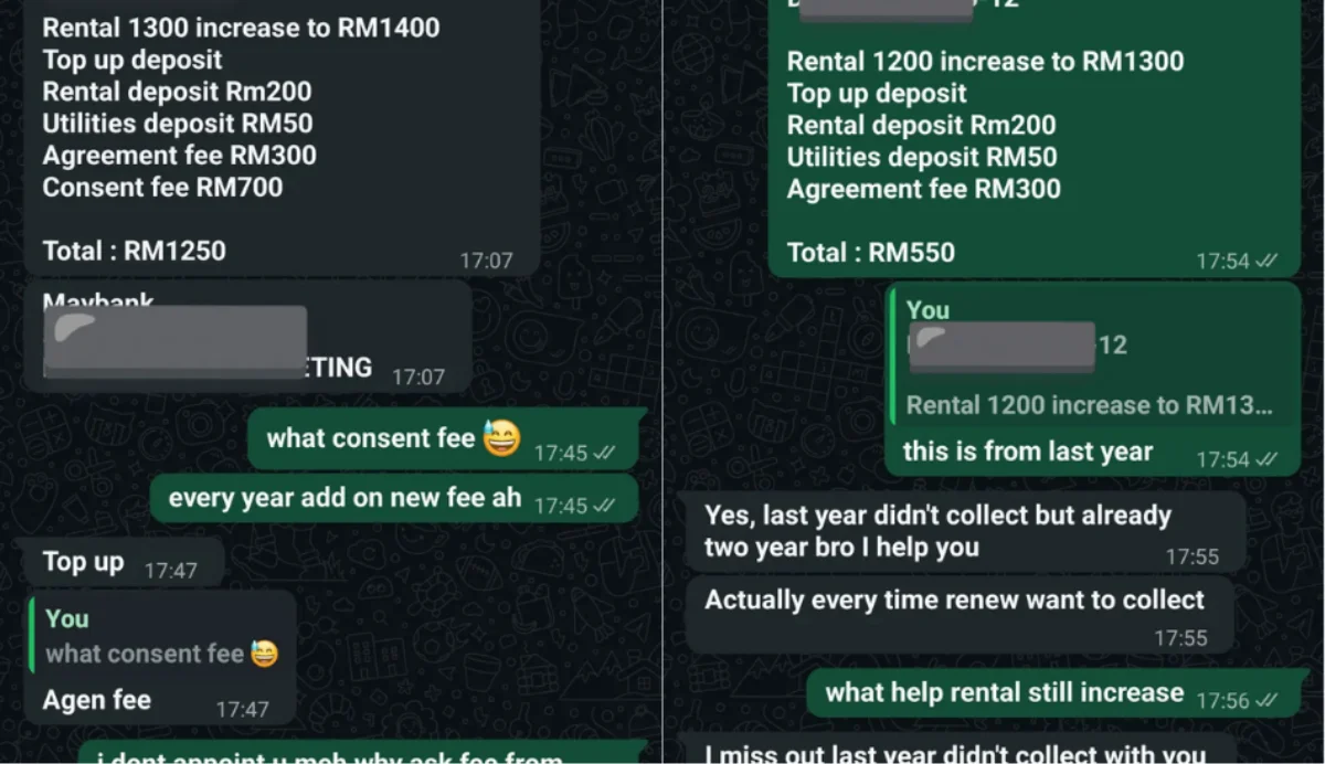 JB property agent's RM700 