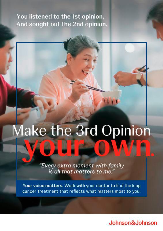 Johnson & Johnson launches The 3rd Opinion in Asia Pacific: a new term to elevate the patient voice in the lung cancer treatment journey Johnson & Johnson launches The 3rd Opinion in Asia Pacific: a new term to elevate the patient voice in the lung cancer treatment journey