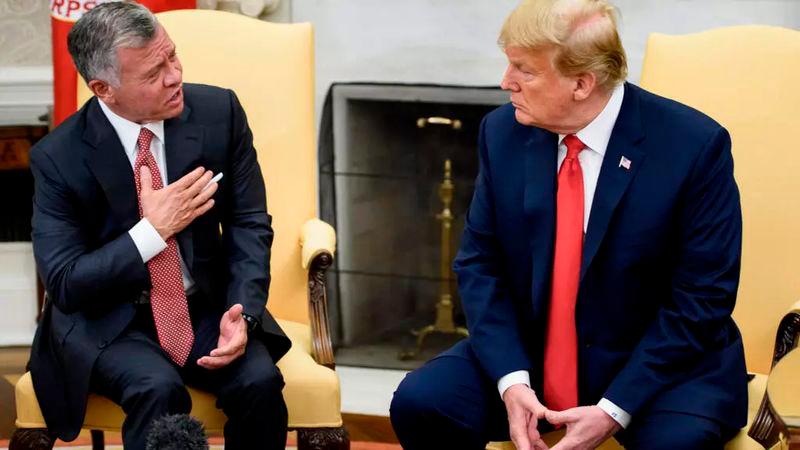 Jordan king set for tense Trump talks over Gaza