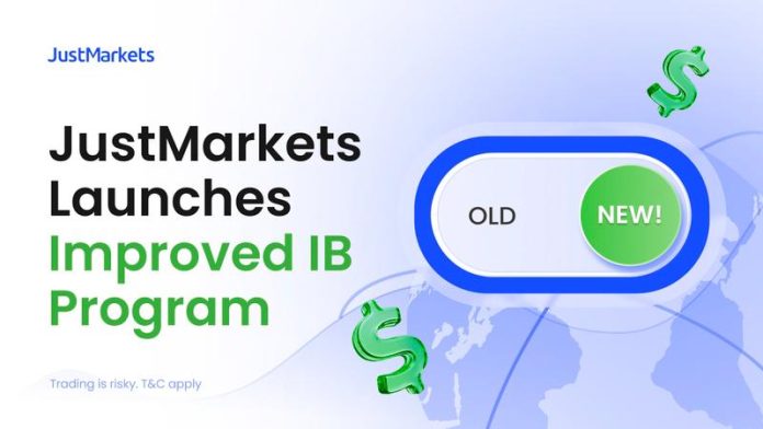 JustMarkets Launches Improved IB Program Focused on Transparency and Unlimited Growth