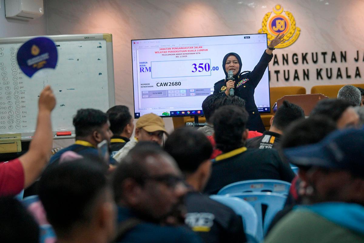 KL JPJ raises RM237,000 from public auction of 124 seized vehicles