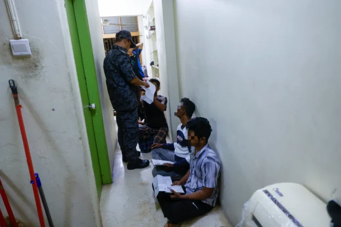 Immigration raids in KL net 150 foreigners using desperate escape tactics