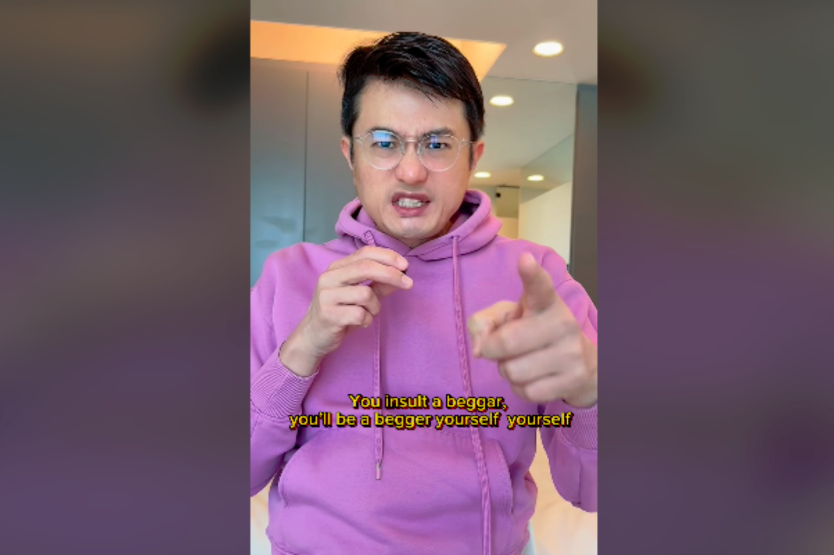 “Karma is real, brother” — Influencer Kong Jau Sang slams trio for giving chicken bones to homeless man “Karma is real, brother” — Influencer Kong Jau Sang slams trio for giving chicken bones to homeless man