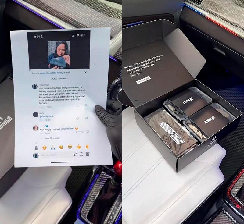 Kek berkulat: Fendymojo tampil memberikan penjelasan