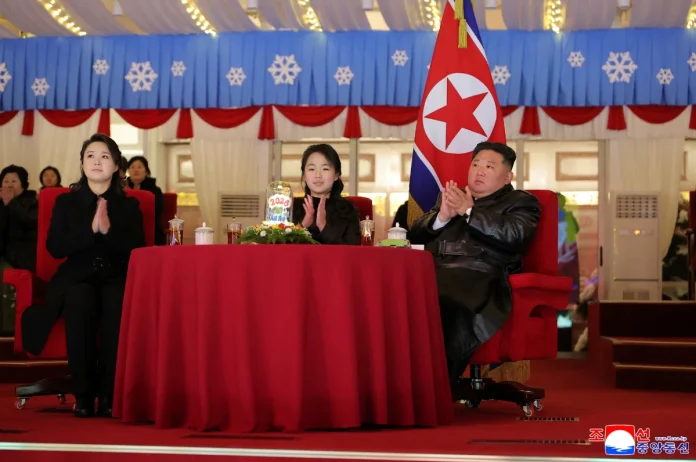 Kim Jong Un attends New Year celebrations with daughter Ju Ae