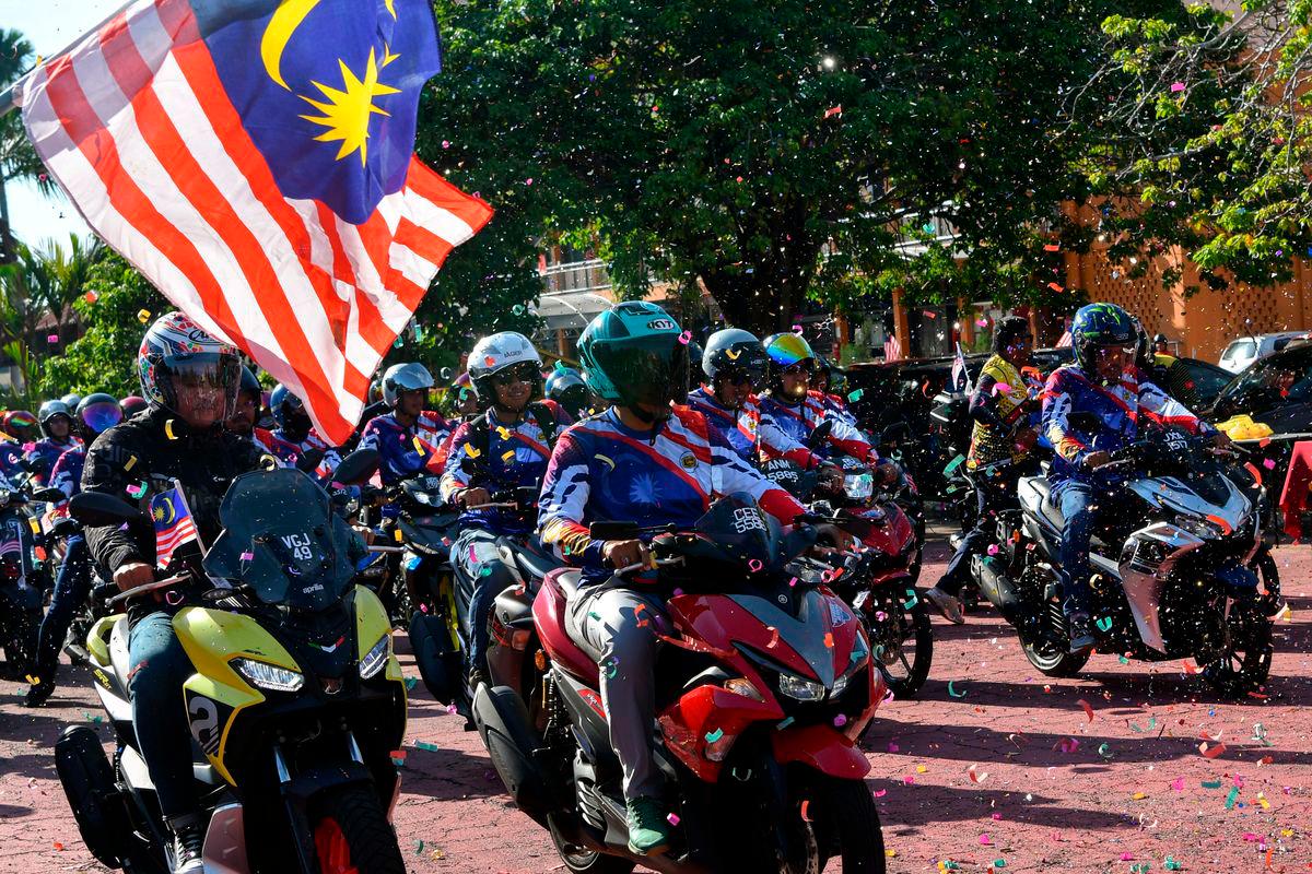 Konvoi motosikal Kembara Perpaduan Jalur Gemilang 2025 semarak patriotisme Konvoi motosikal Kembara Perpaduan Jalur Gemilang 2025 semarak patriotisme