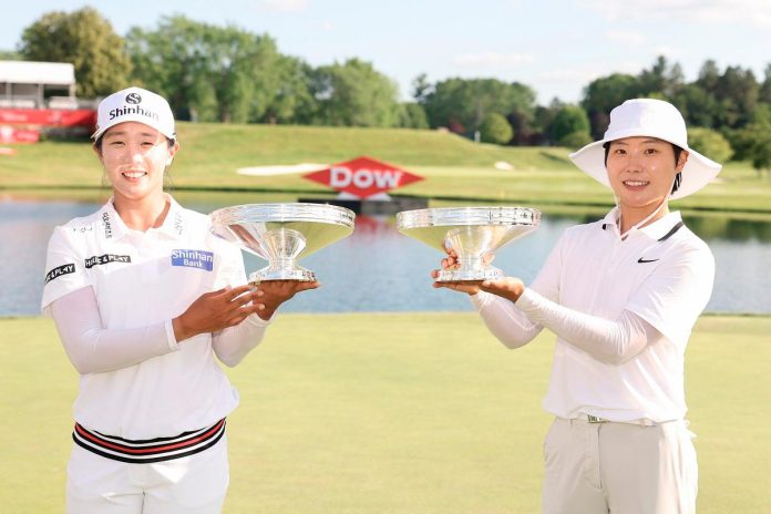 Lee and Im win first LPGA titles in playoff at the Dow Championship