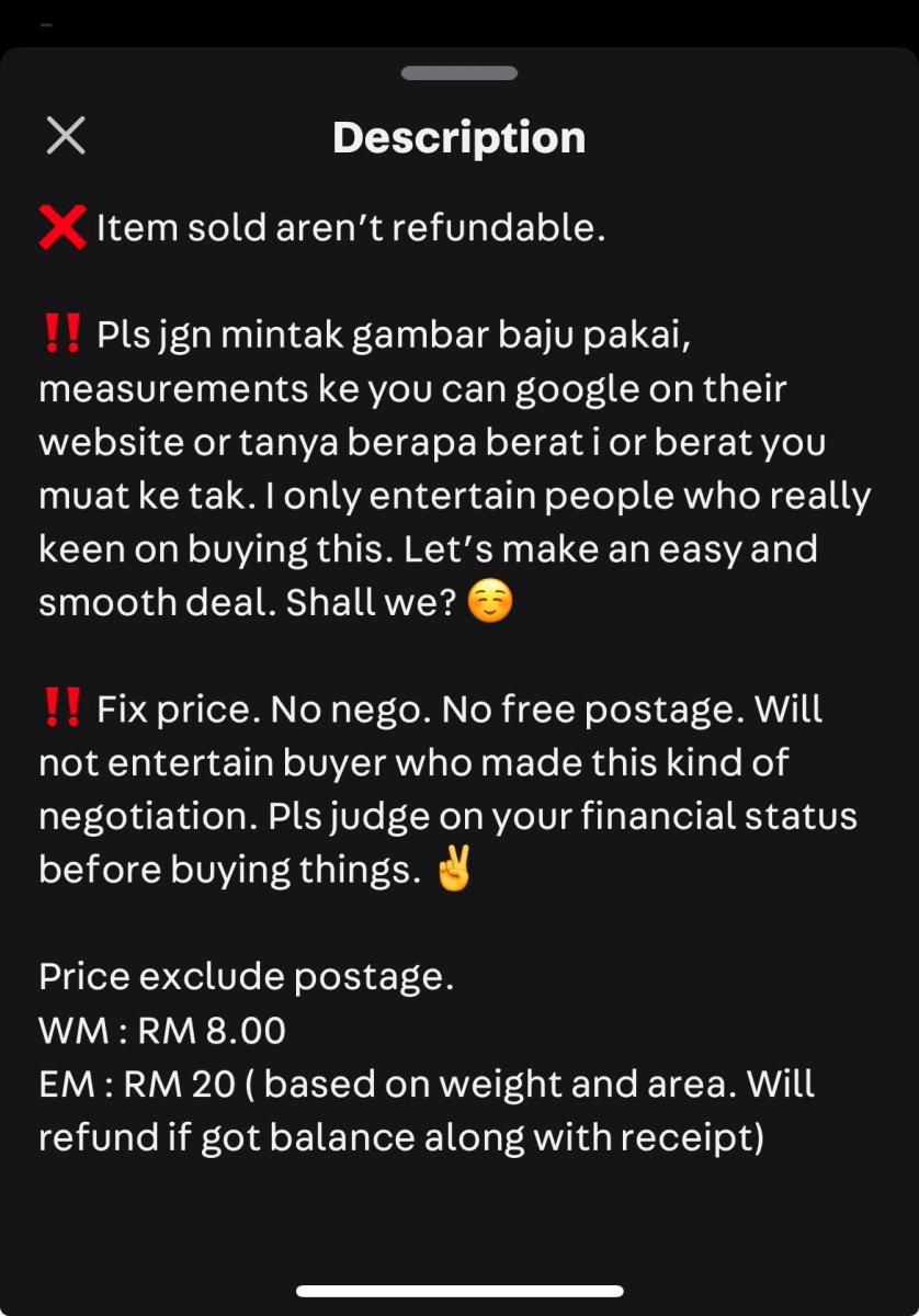 Local clothing seller allegedly tells customers to assess their finances before buying, drawing criticism Local clothing seller allegedly tells customers to assess their finances before buying, drawing criticism