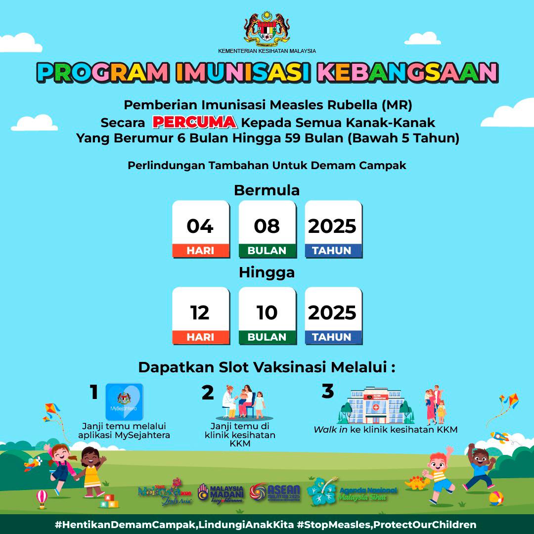 MOH to launch free Measles-Rubella shots nationwide MOH to launch free Measles-Rubella shots nationwide