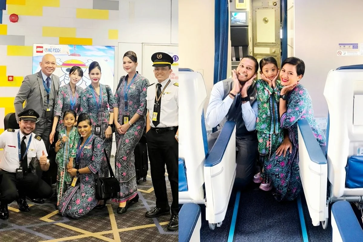M’sian mom dresses daughter as airhostess during flight M’sian mom dresses daughter as airhostess during flight
