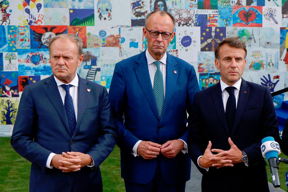 Macron, Merz, Tusk visit Moldova to support security and sovereignty
