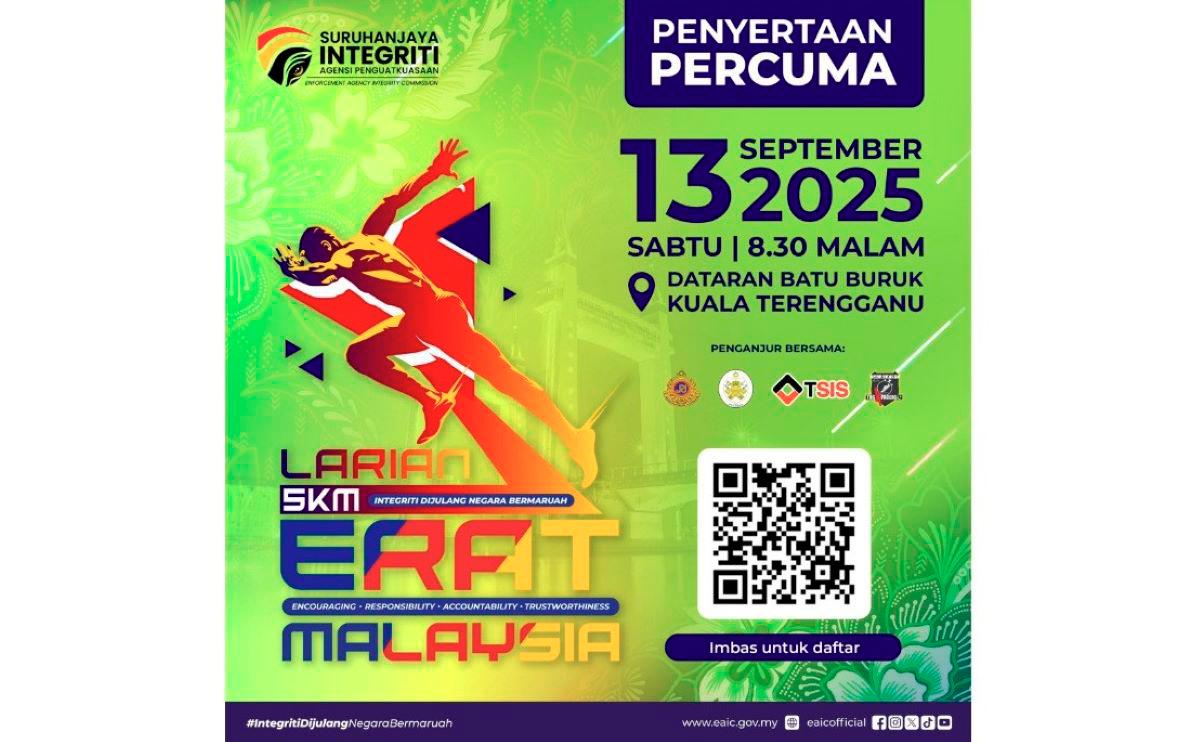 Malaysia Day fun run in Kuala Terengganu promotes integrity Malaysia Day fun run in Kuala Terengganu promotes integrity