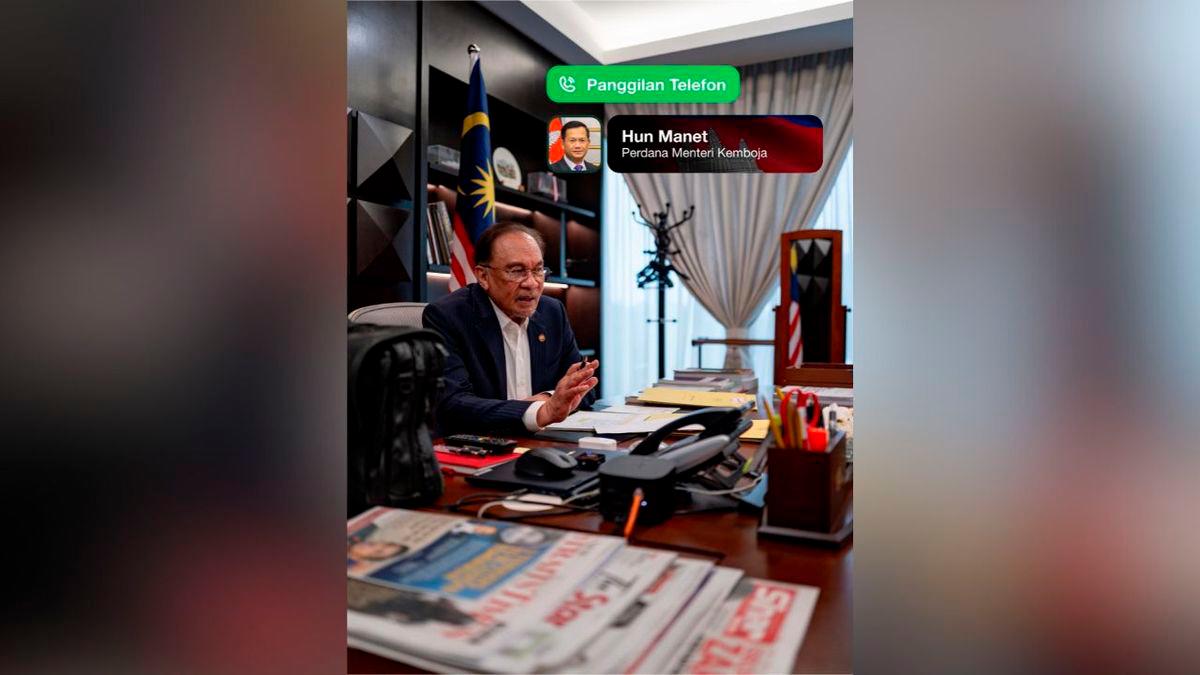 Malaysia PM Anwar discusses Thailand-Cambodia ceasefire with Hun Manet Malaysia PM Anwar discusses Thailand-Cambodia ceasefire with Hun Manet