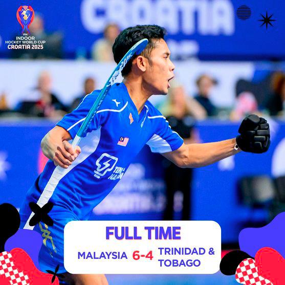 Malaysia escape finishing last at Indoor Hockey World Cup 