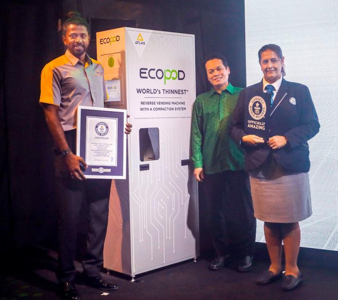 Malaysia leads sustainability with launch of Atlas Ecopod, world’s thinnest reverse vending machine Malaysia leads sustainability with launch of Atlas Ecopod, world’s thinnest reverse vending machine