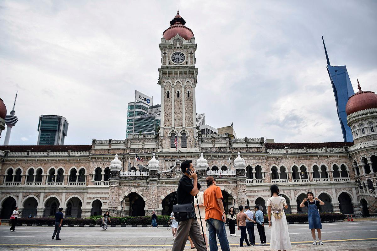 Malaysiaku Bersama Gaza gathering at Dataran Merdeka on Aug 24