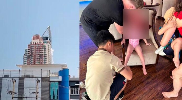 Malaysian rescues father and children from Bangkok hotel’s rooftop pool during recent quake