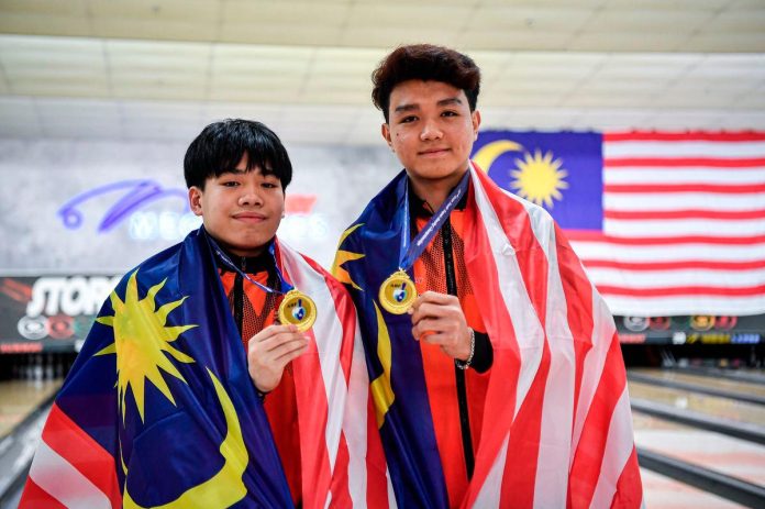 Malaysian youth bowlers Ethan and Muhammad Aiman win Asian gold