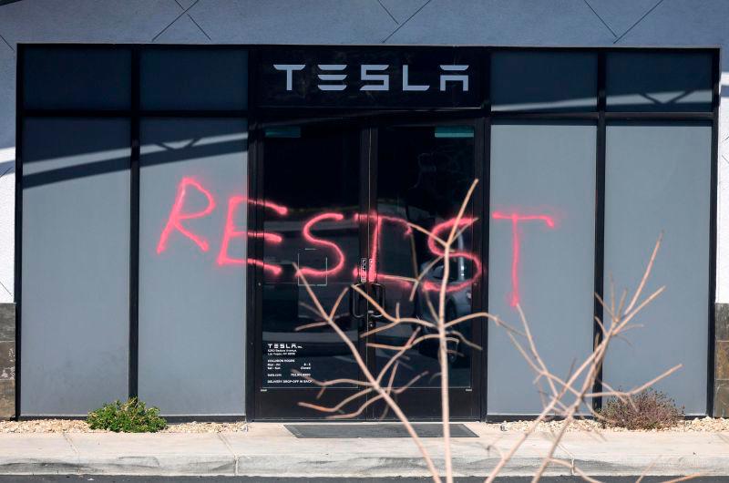 Man charged with destroying Teslas in Las Vegas, amid anti-Musk wave Man charged with destroying Teslas in Las Vegas, amid anti-Musk wave