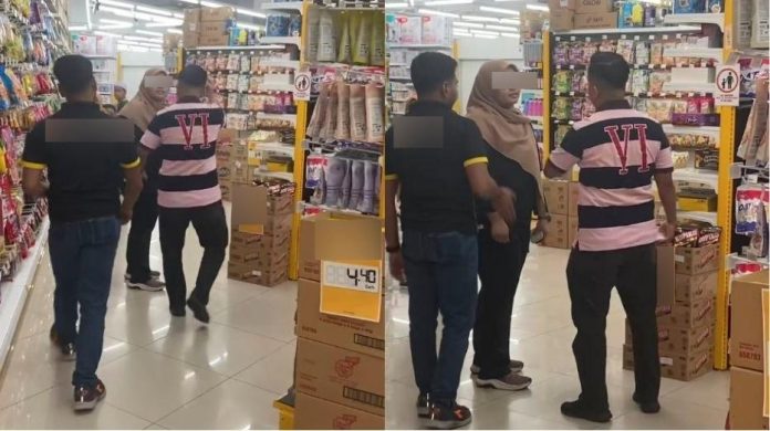 Man yells at female cashier in store demanding staff pricing for RM40 item Man yells at female cashier in store demanding staff pricing for RM40 item