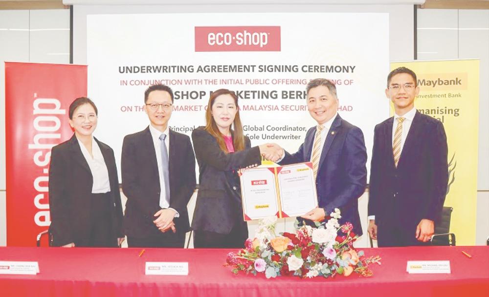 Maybank Investment Bank is underwriter for Eco-Shop Marketing’s Main Market IPO Maybank Investment Bank is underwriter for Eco-Shop Marketing’s Main Market IPO