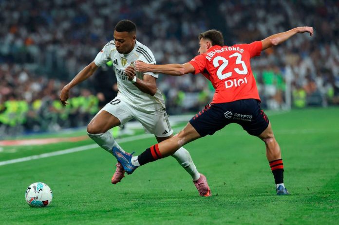 Mbappe lifts Real Madrid past Osasuna in La Liga opener