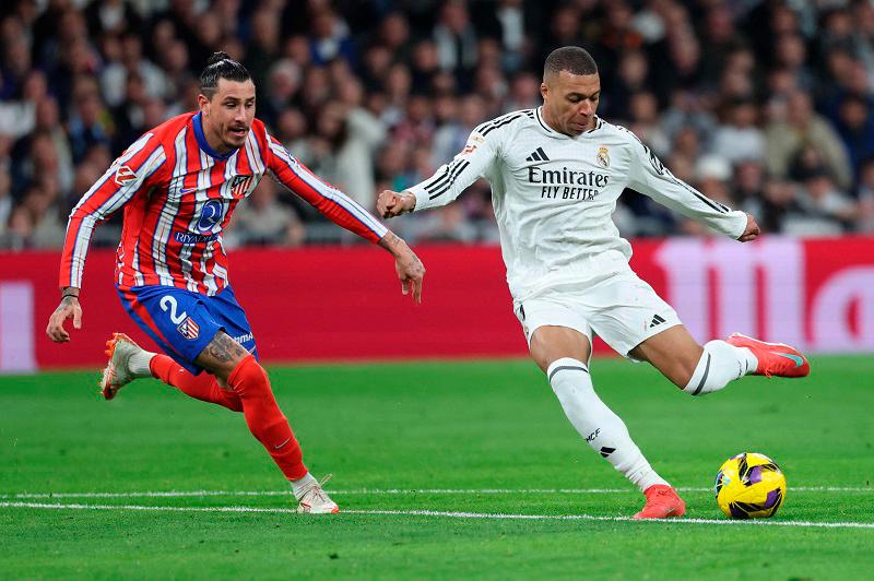 Mbappe secures Real Madrid derby draw against Atletico
