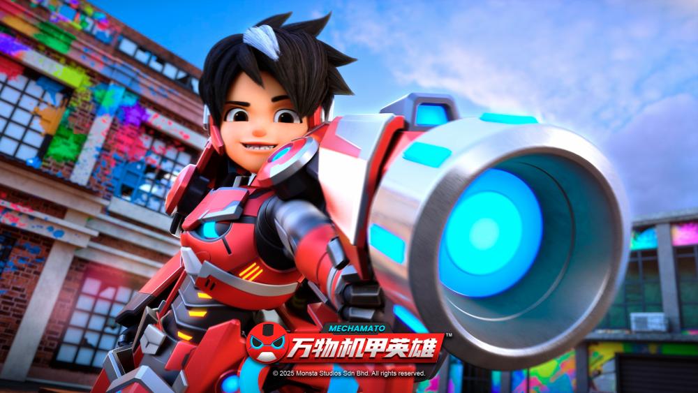 Mechamato breaks into China