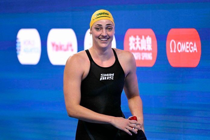 Meg Harris Wins 50m Freestyle Gold at World Championships