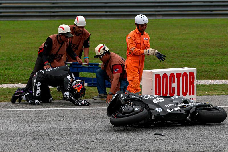 MotoGP: The Martinator withdraws from Sepang test after crashing out