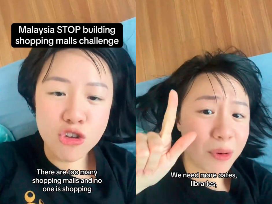 “M’sia, stop building shopping malls!” says woman, urges libraries, museums to be built instead