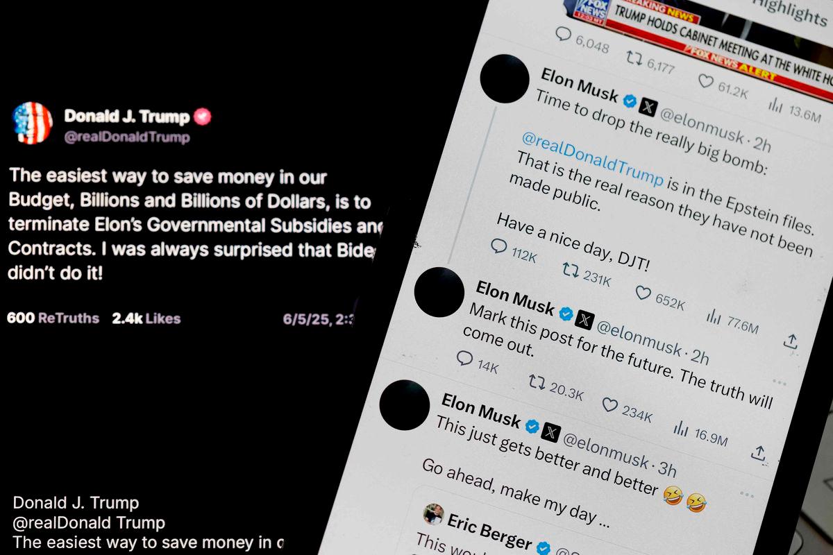 Musk reignites conspiracy theory with Trump-Epstein claim Musk reignites conspiracy theory with Trump-Epstein claim