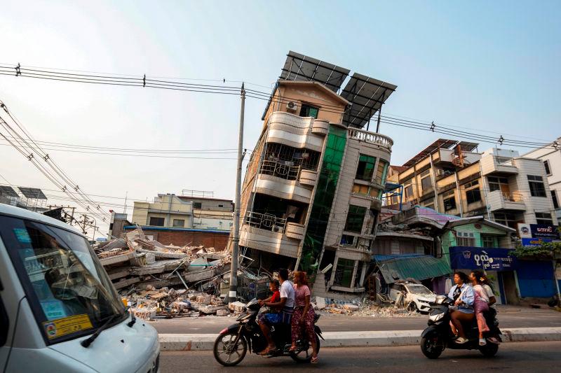 Myanmar junta accused of air strike even after quake