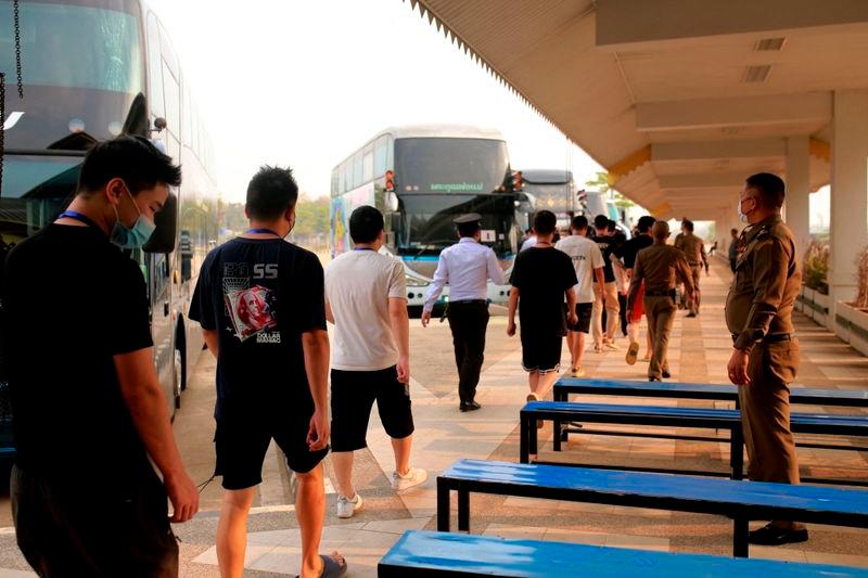 Myanmar returns more than 100 Chinese scam centre workers
