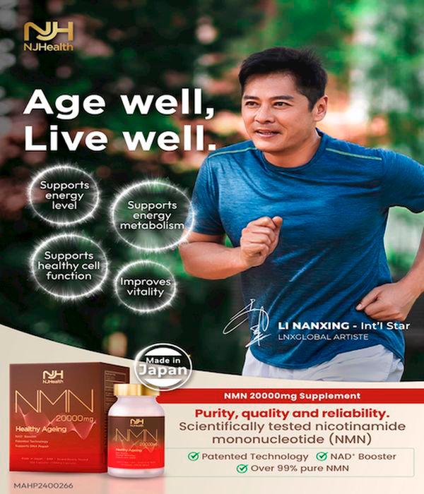NJHealth NMN Ambassador Li Nan Xing Advocates Healthy Ageing NJHealth NMN Ambassador Li Nan Xing Advocates Healthy Ageing
