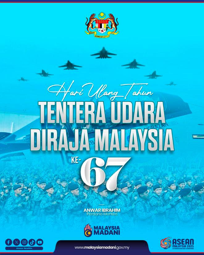Nation salutes RMAF’s dedication and loyalty, says PM Anwar Nation salutes RMAF’s dedication and loyalty, says PM Anwar