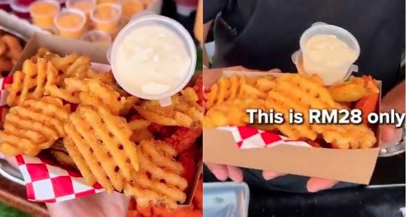 Netizens grill RM28 chicken tenders, fries sold in Shah Alam food festival