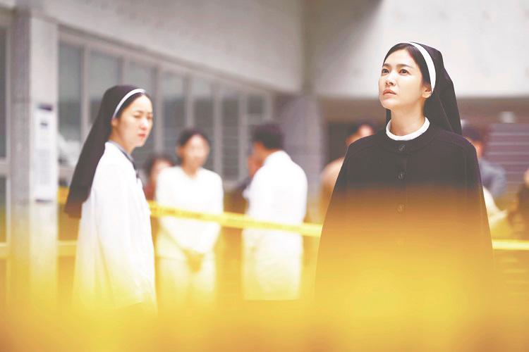 Nuns battle evil demon Nuns battle evil demon