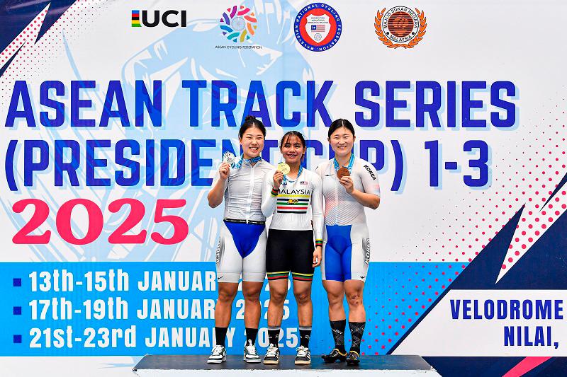 Nurul Izzah powers her way to keirin gold