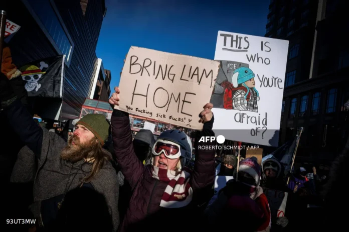 Outrage over five-year-old's detention in US immigration crackdown