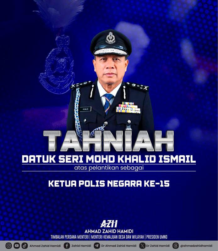 PDRM will remain trusted under Mohd Khalid’s watch - Ahmad Zahid PDRM will remain trusted under Mohd Khalid’s watch - Ahmad Zahid